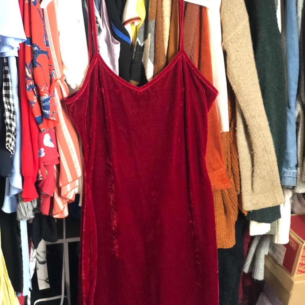 Red dress